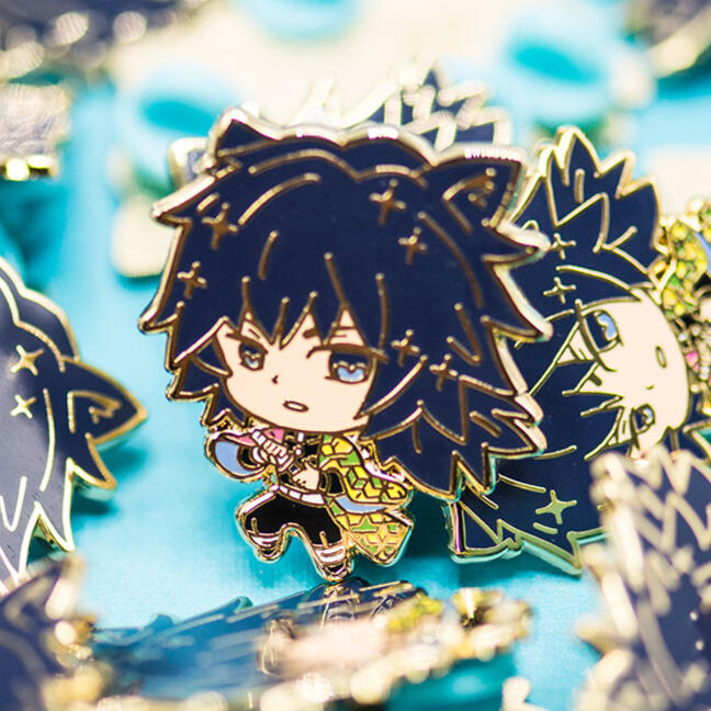Demon Slayer Giyuu Enamel Pin