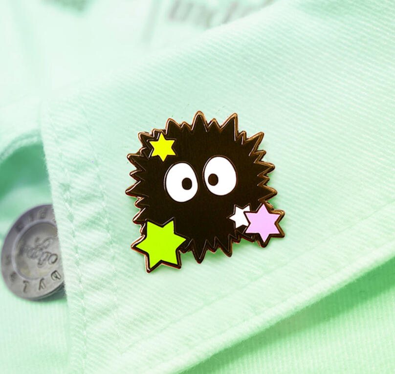 Soot Sprite Enamel Pin
