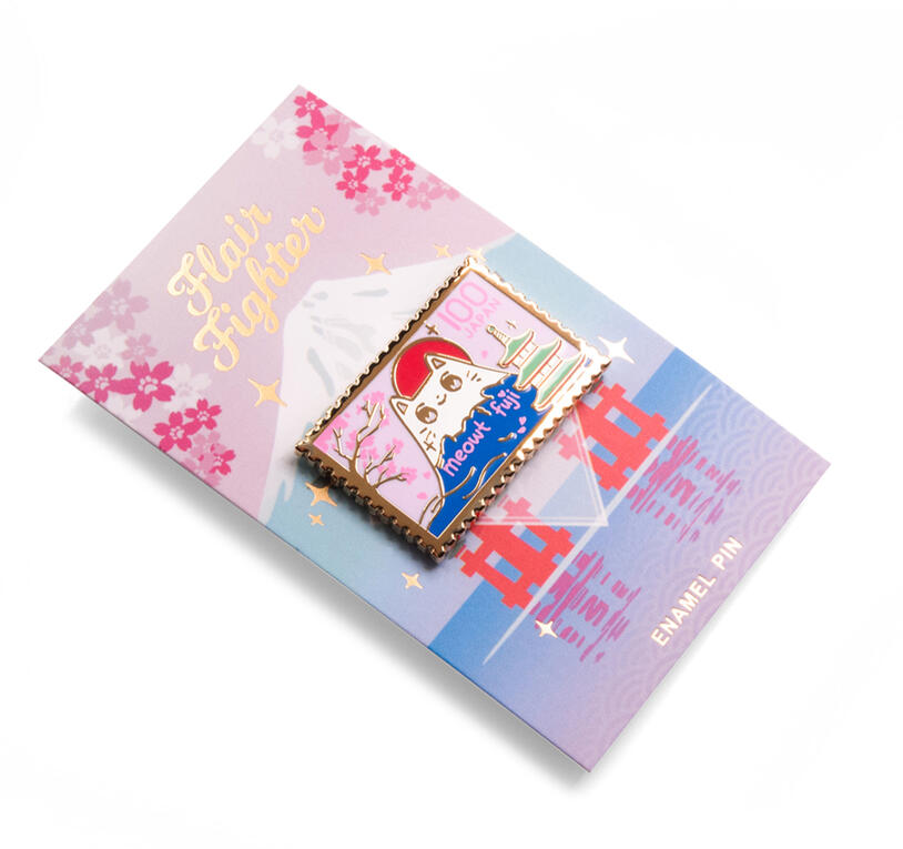 Meowt Fuji Enamel Pin